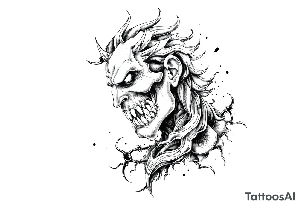 Pain tattoo idea
