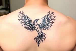 Phoenix that is small tattoo idea