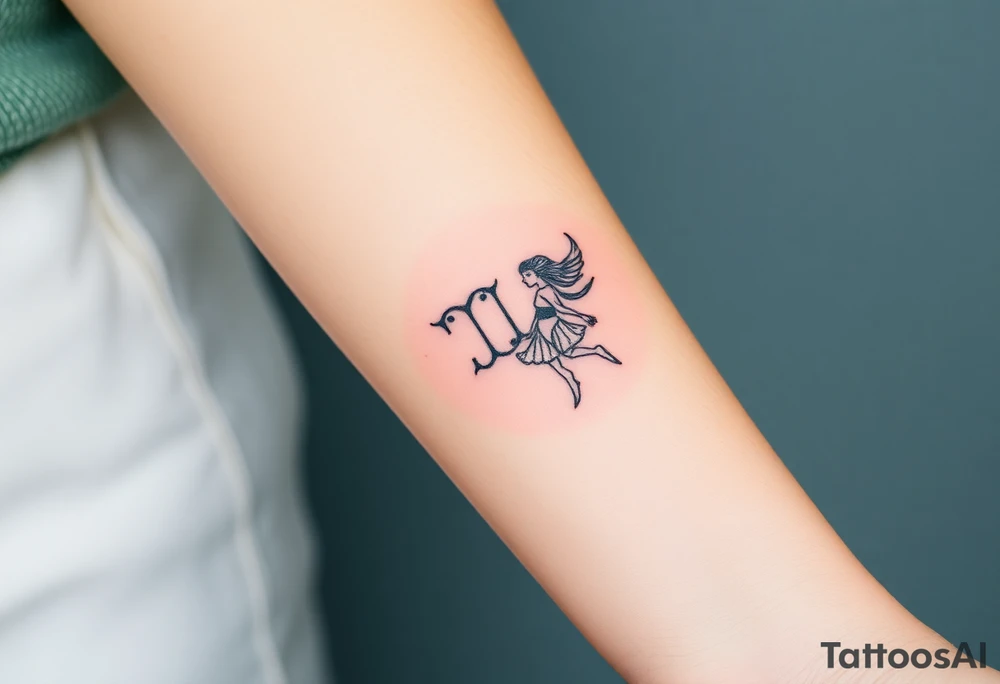 Gemini zodiac sign tattoo idea