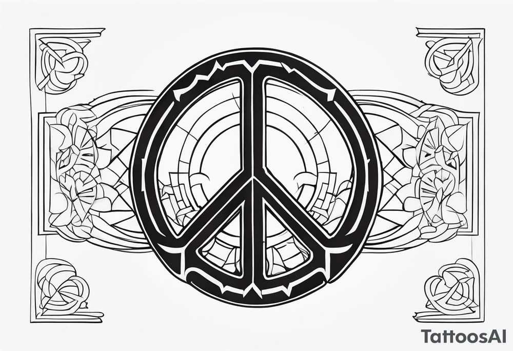 peace maker tattoo idea