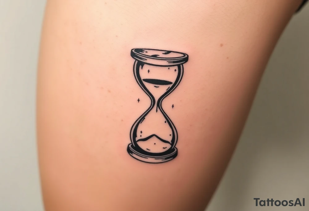 hourglass tattoo idea