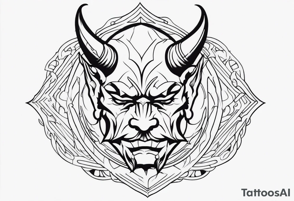 devil tattoo idea