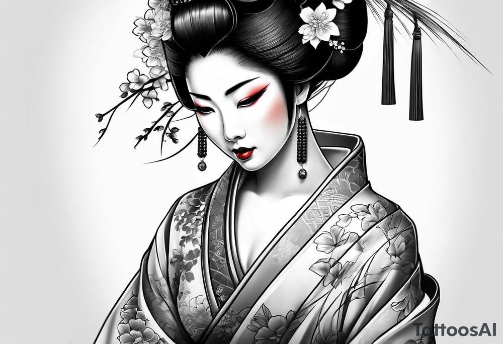Geisha tattoo idea