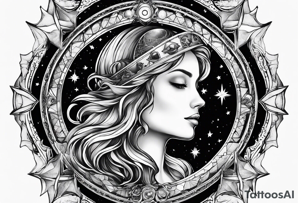 A tattoo that reflects my interest in astronomy. tattoo idea