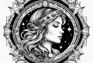 A tattoo that reflects my interest in astronomy. tattoo idea