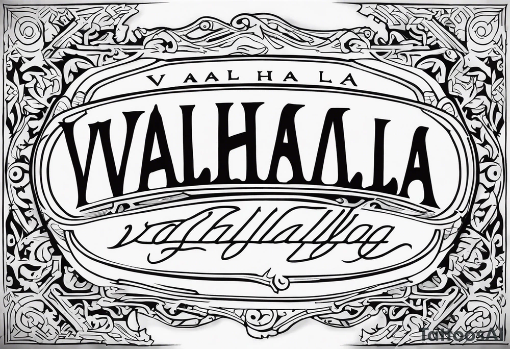 Valhalla fog tattoo idea
