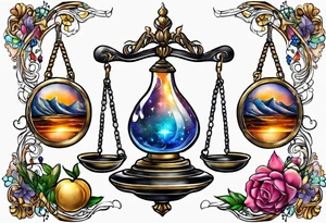 Libra tattoo idea