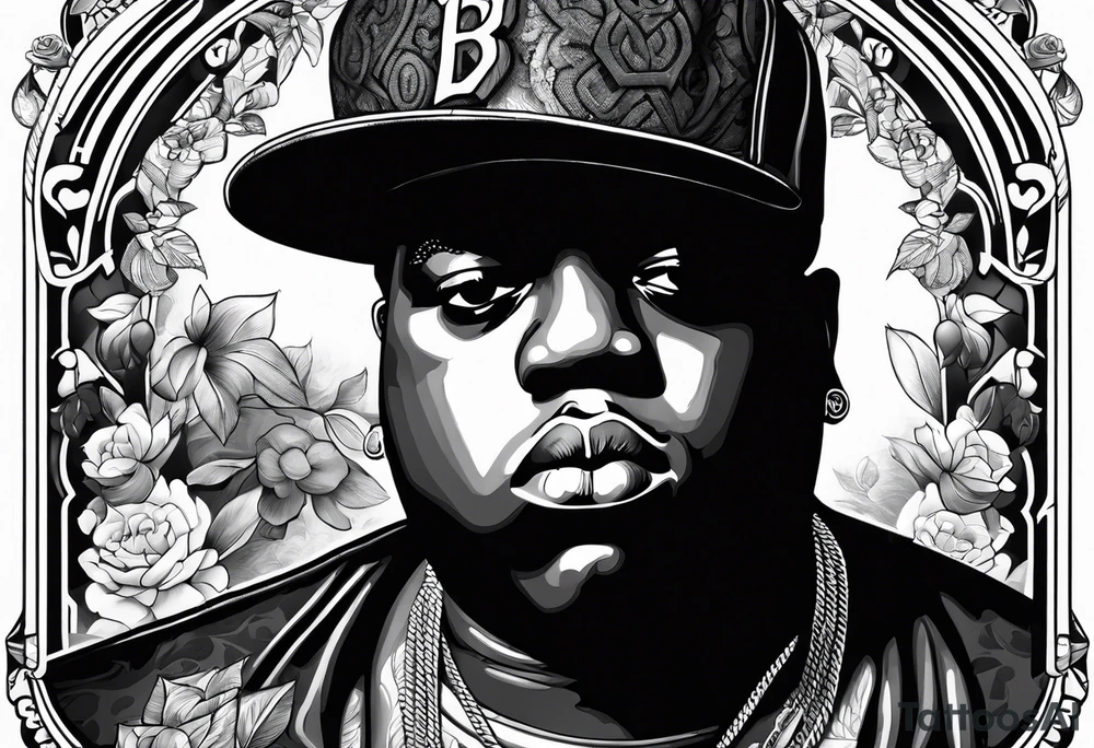 notorious big bad boy tattoo idea