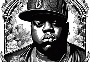 notorious big bad boy tattoo idea