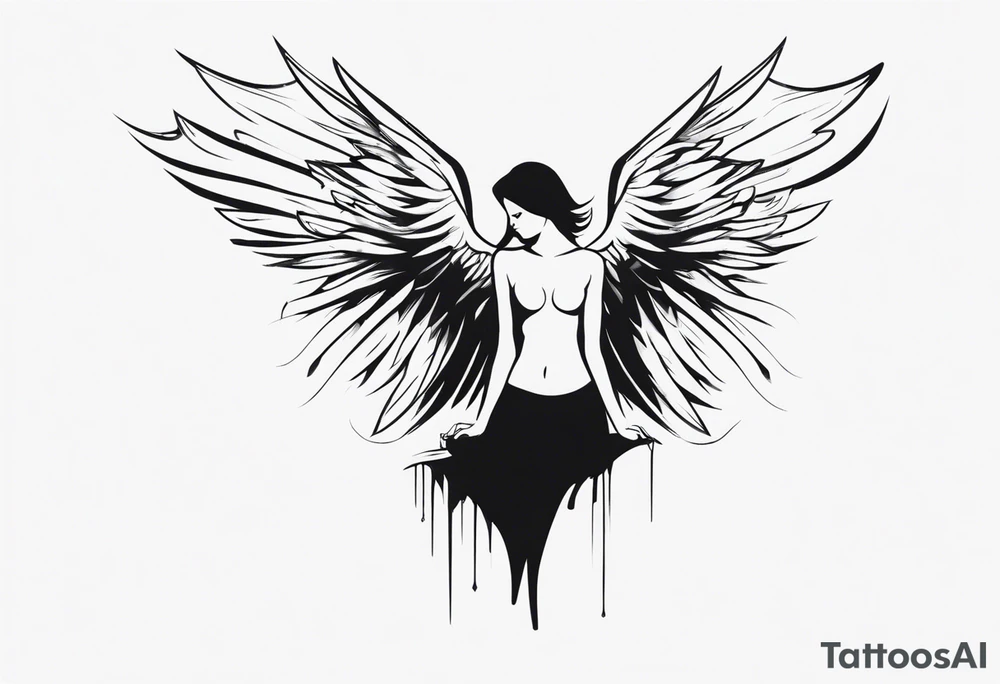 Fallen Angel, dissapointed people tattoo idea