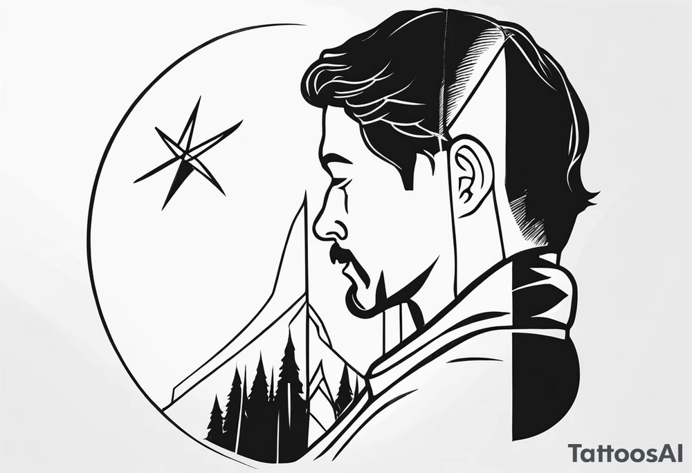 Father memorial small tattoo idea