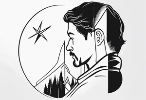 Father memorial small tattoo idea