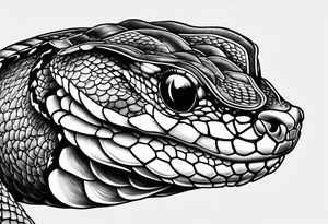 gaboon viper tattoo idea