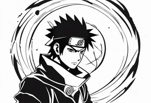 naruto shippuden tattoo idea