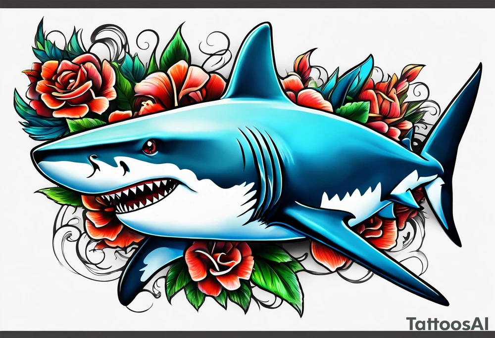 Shark tattoo idea