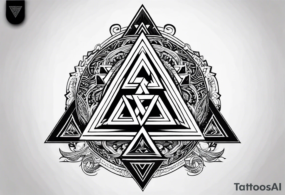 Valknut nordic tattoo idea