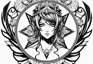 Anime symbol tattoo idea