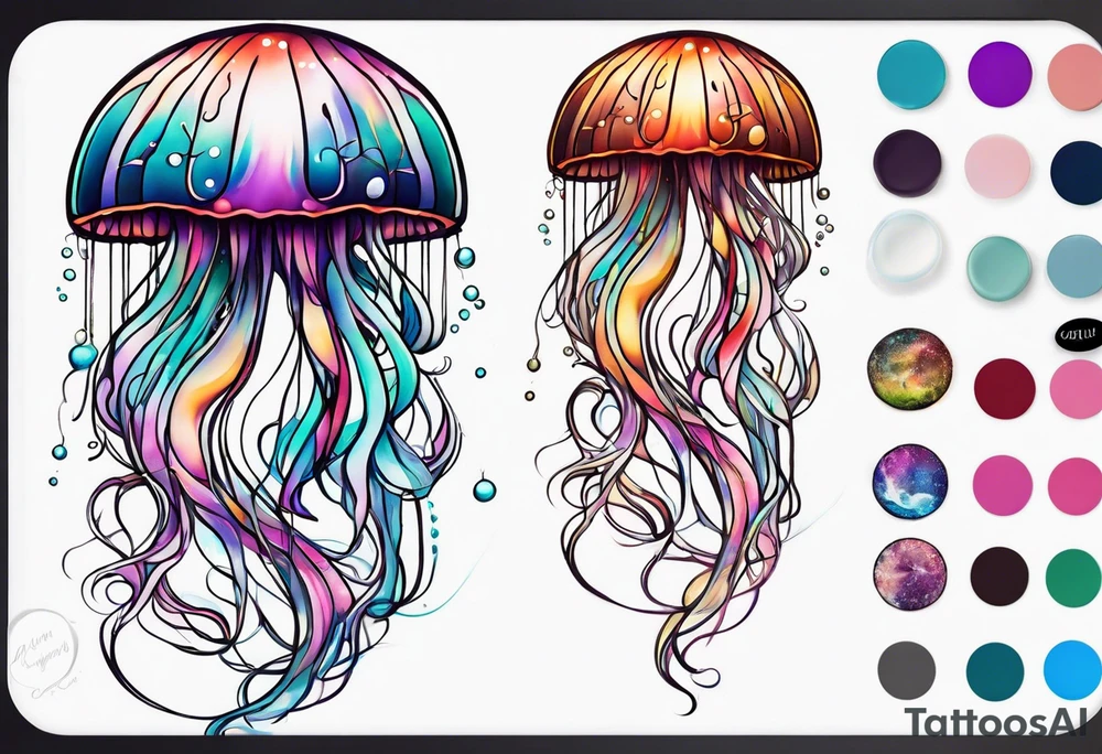 jellyfish tattoo idea