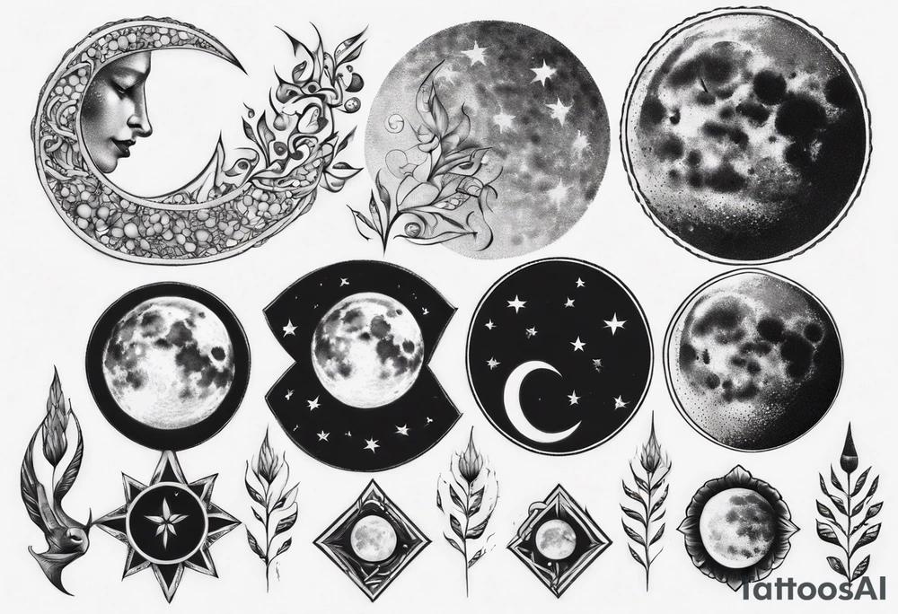The Moon tattoo idea