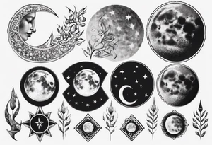 The Moon tattoo idea