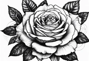 Skanderbeg roses time tattoo idea