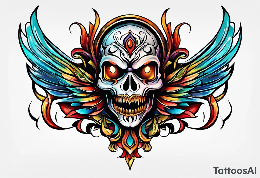 Scream mask tattoo idea