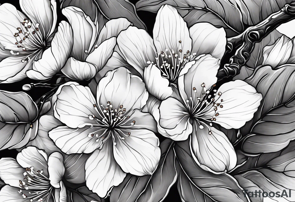 zoom out Cherry blossom for back tattoo tattoo idea
