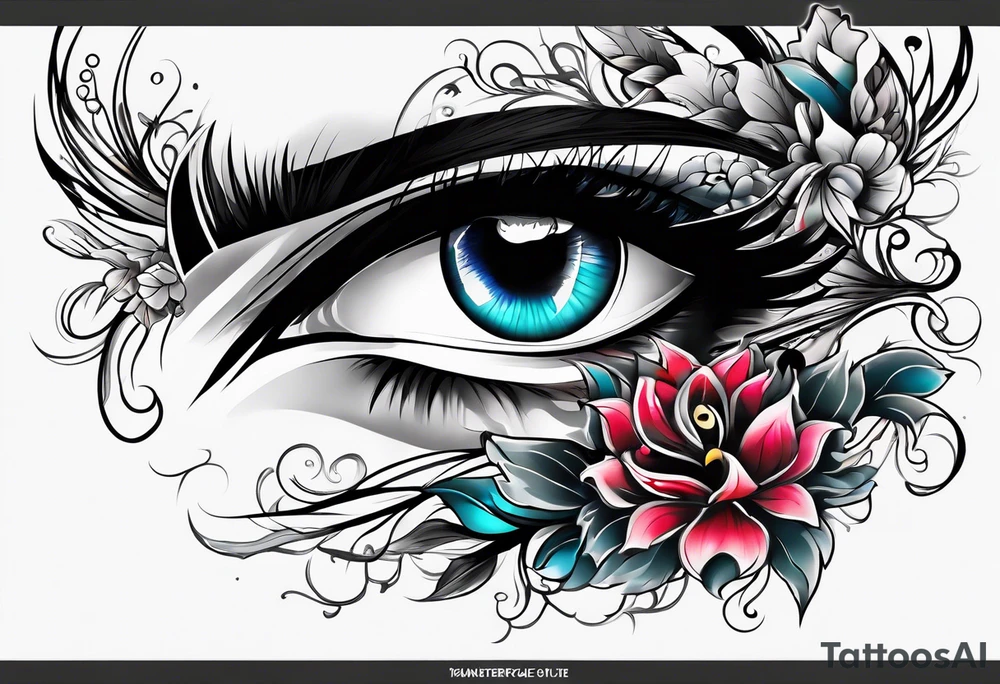 Byakugan eyes tattoo idea