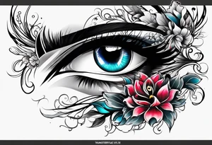 Byakugan eyes tattoo idea