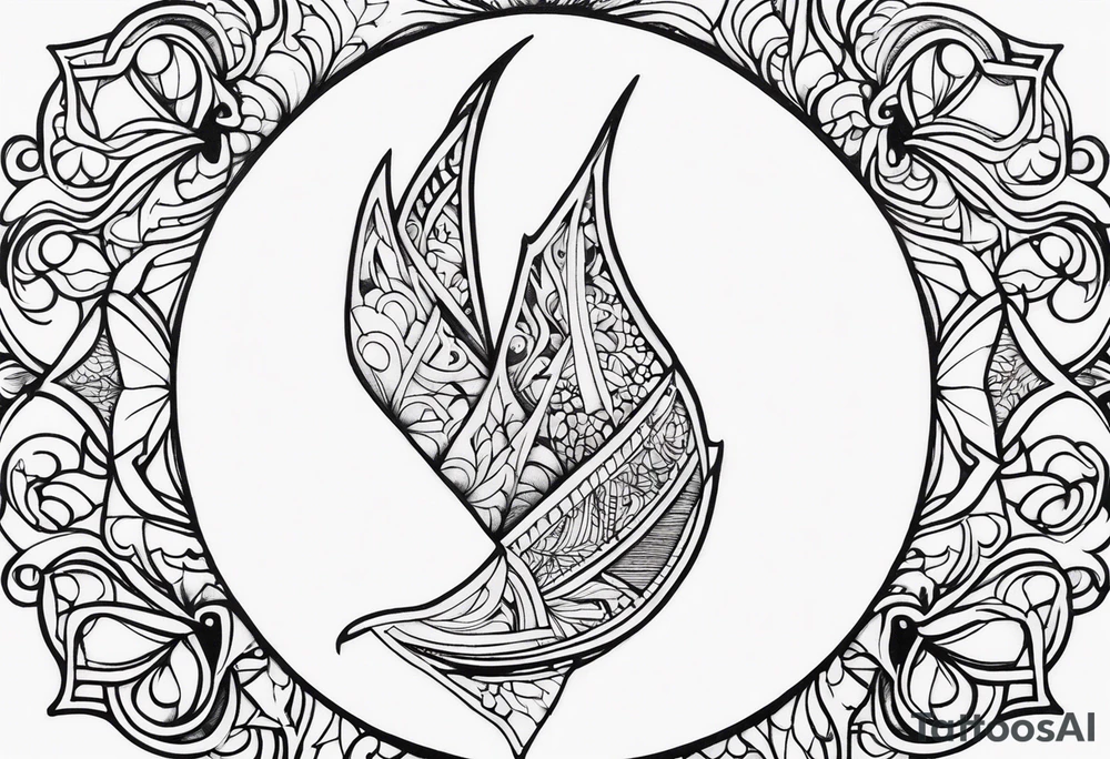 733 in a wrist size tattoo idea