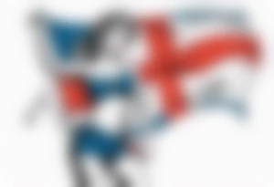 Pinup girl holding a Norwegian flag in traditional tattoo style tattoo idea