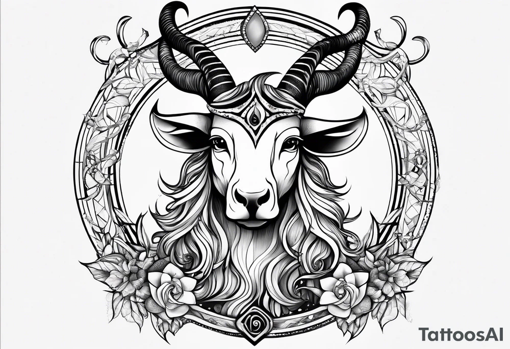 Capricorn sign tattoo tattoo idea