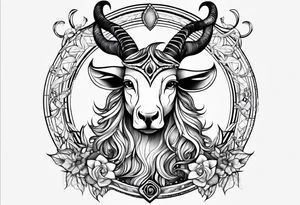 Capricorn sign tattoo tattoo idea