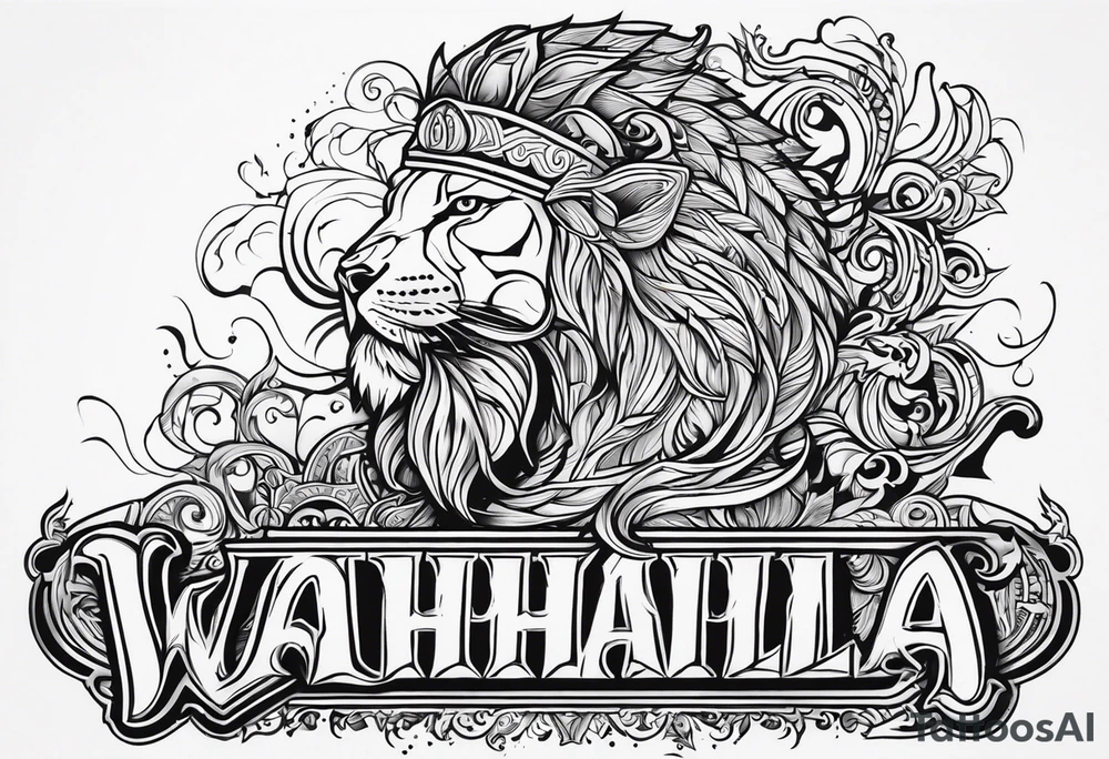 Valhalla mist tattoo idea