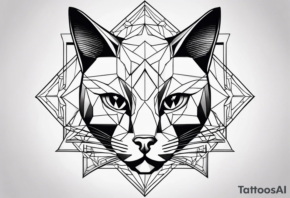 Black Cat tattoo idea
