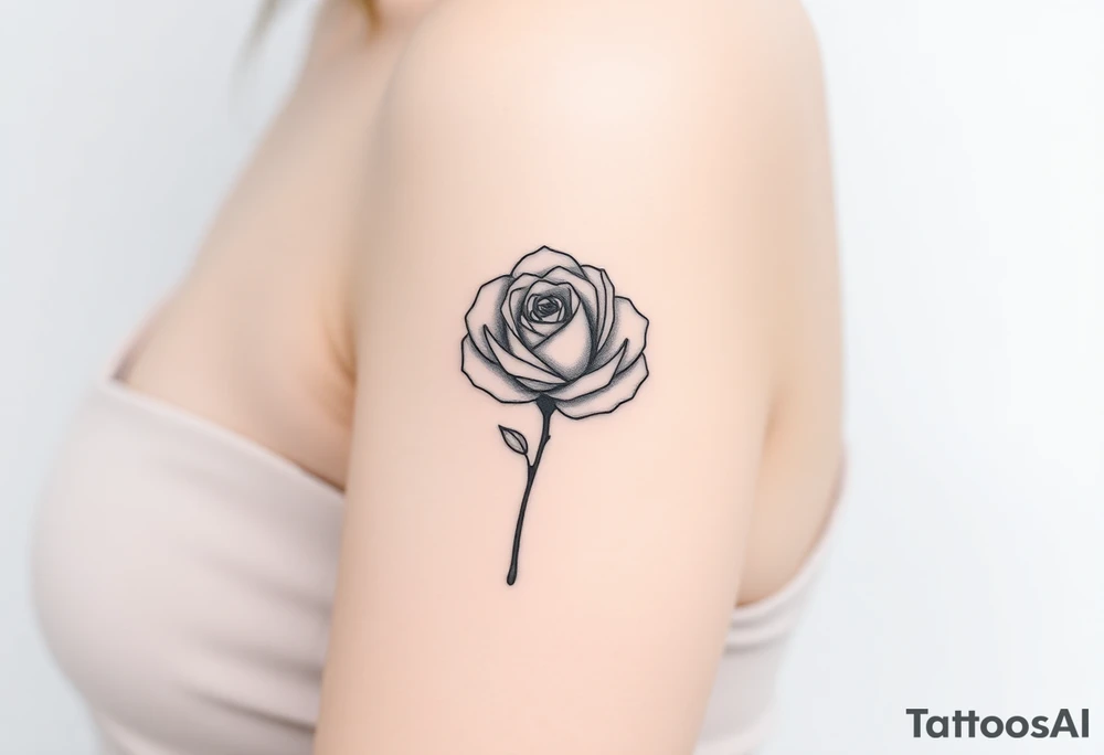 rose tattoo idea