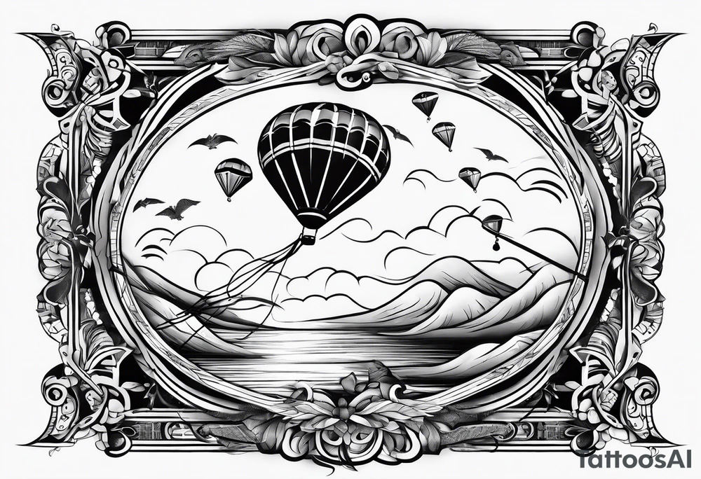 Go Fly a kite tattoo idea