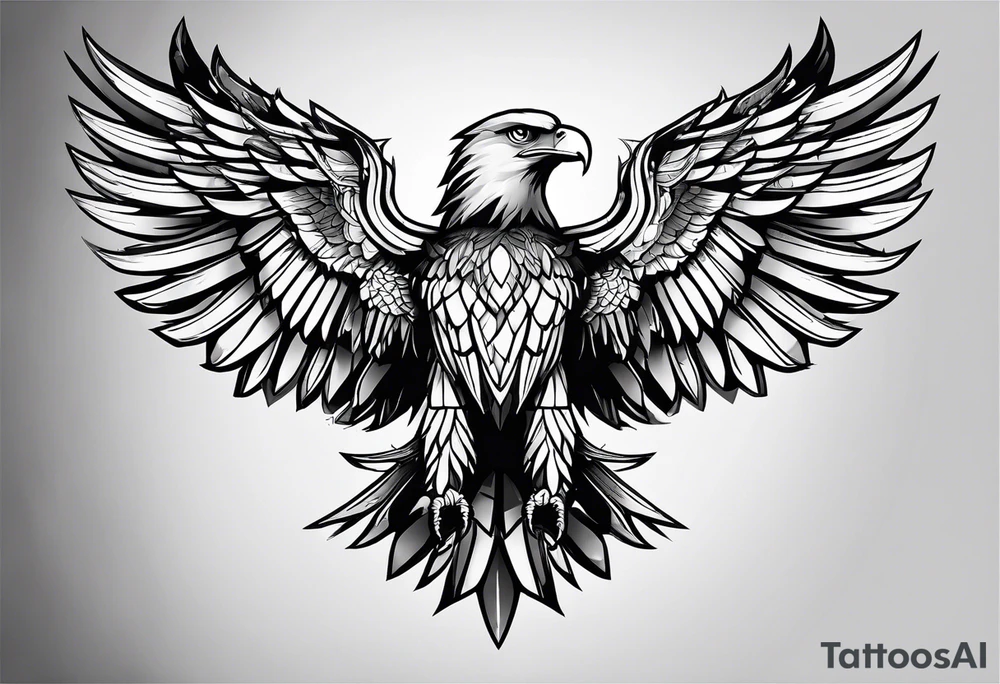 Roman Eagle tattoo idea
