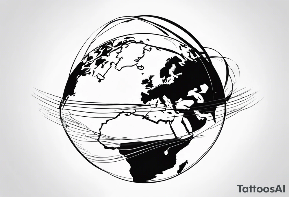 Earth tattoo idea