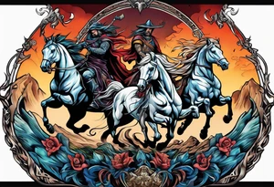 Four horsemen tattoo idea