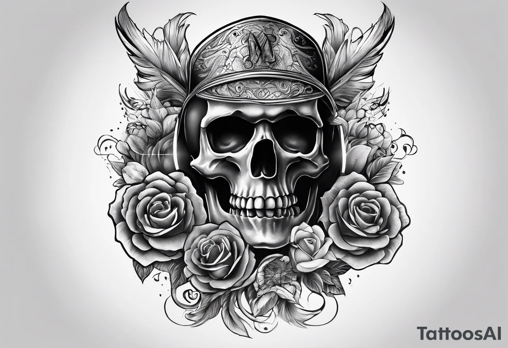Lung cancer and father tattoo idea