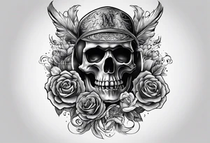 Lung cancer and father tattoo idea