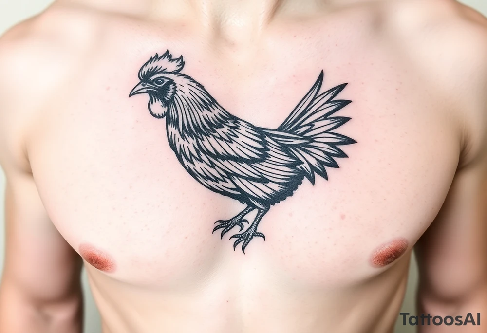 Caged cuck tattoo idea