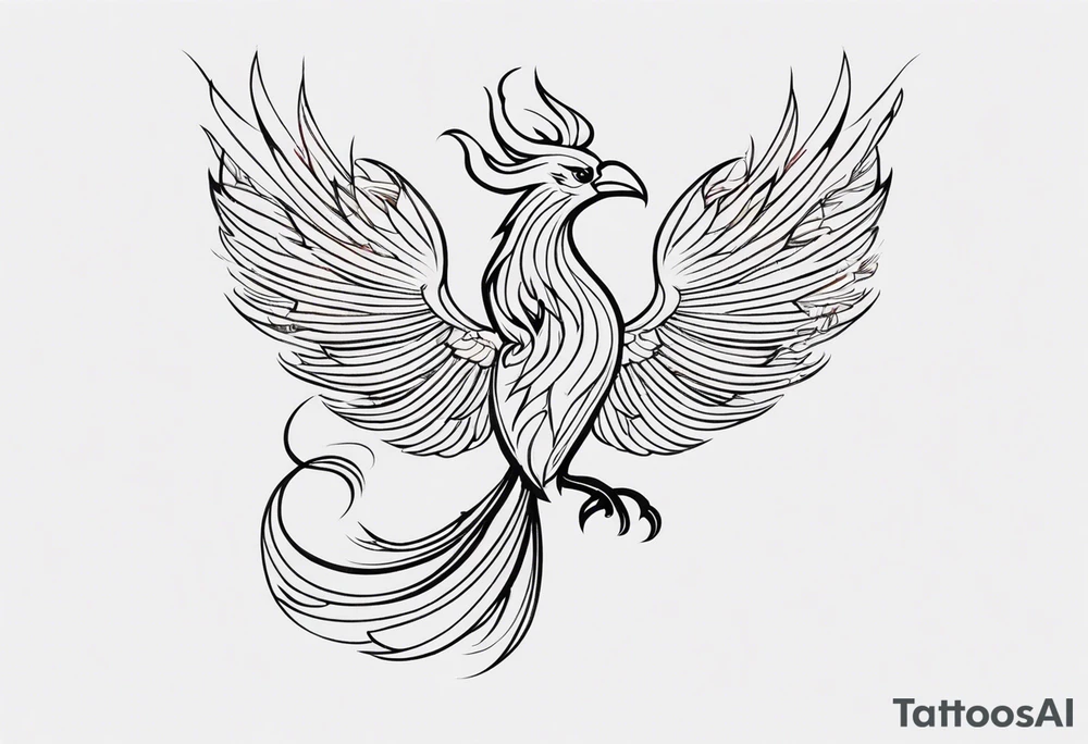 phoenix tattoo idea