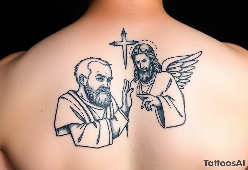 father son and holy spirit tattoo tattoo idea