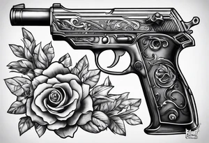 Fallout 4 gun tattoo idea