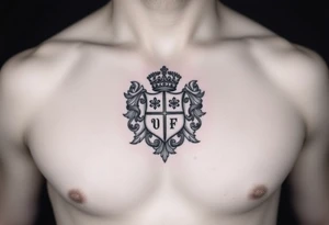 Smith, Irish family crest. whole chest tattoo idea