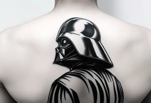 Darth Vader looking over his shoulder when he was Force Choking Director Krennic, “Be Careful Not to Choke On Your Admirations.” tattoo idea