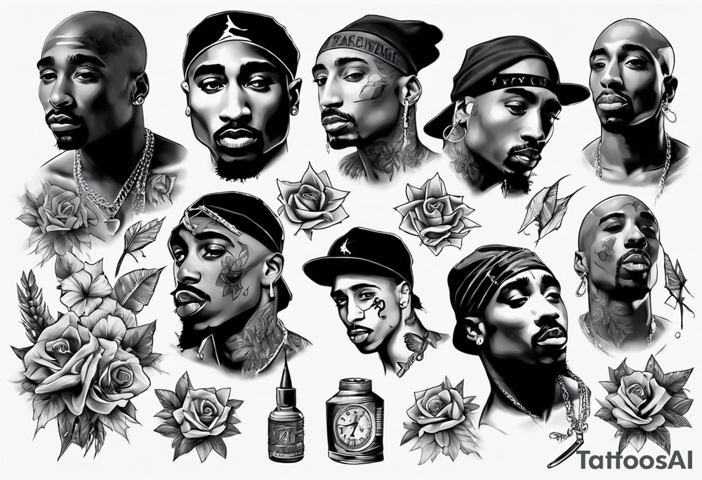 tupac tattoo idea