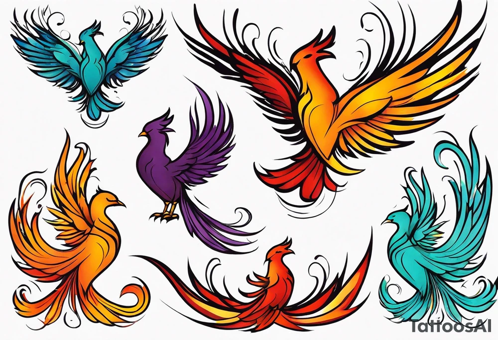 phoenix tattoo idea